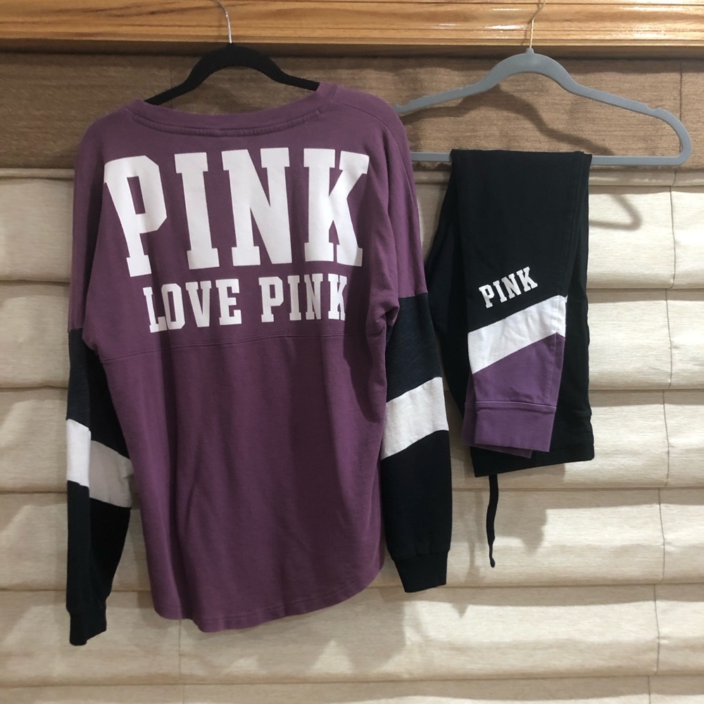 Pink legging set
